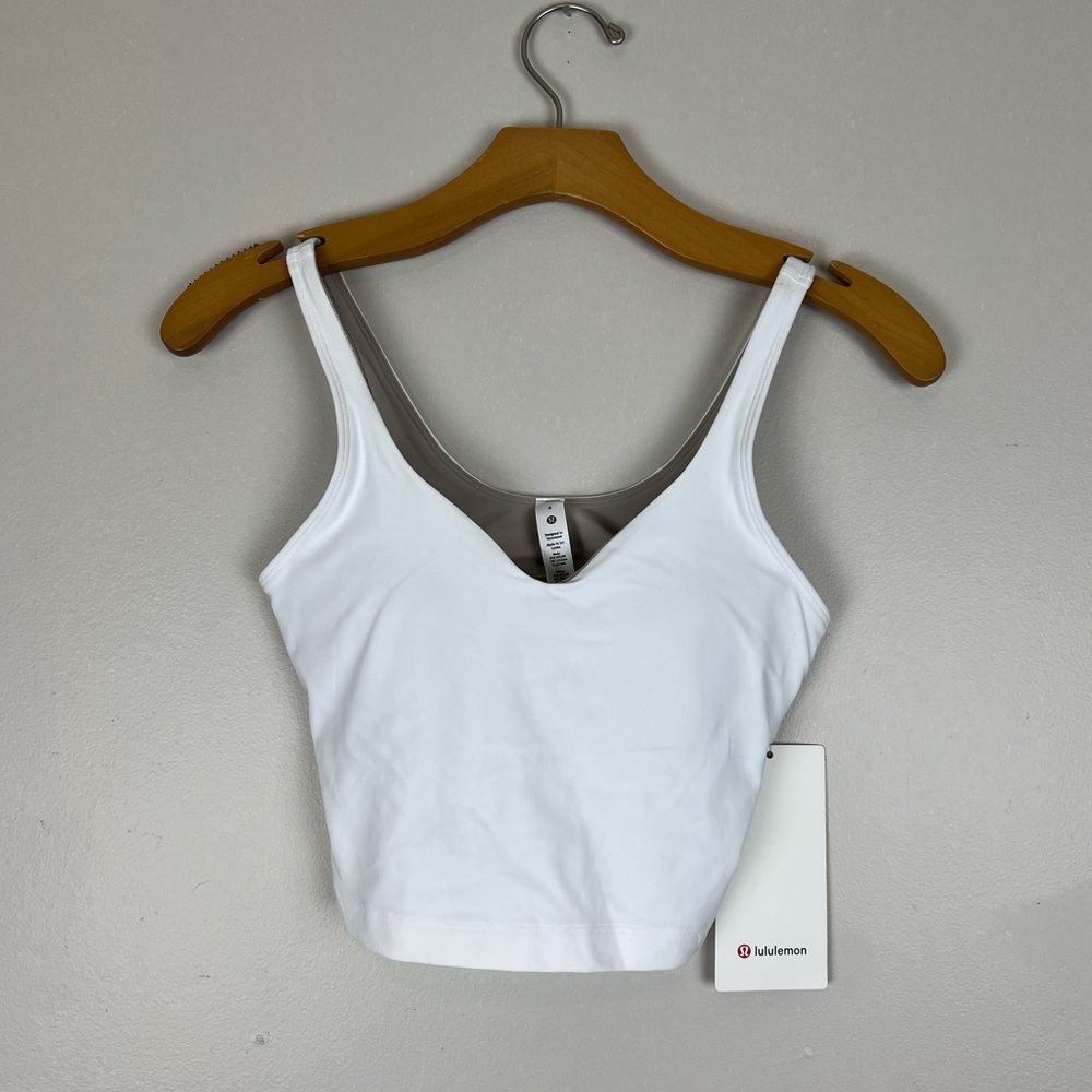 Lululemon Align Tank Top White New with Tag Size 4